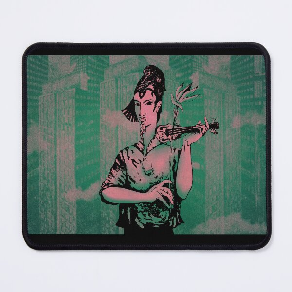 Item preview, Surreal Violinist in Urban Cityscape designed and sold by TamasKettos.