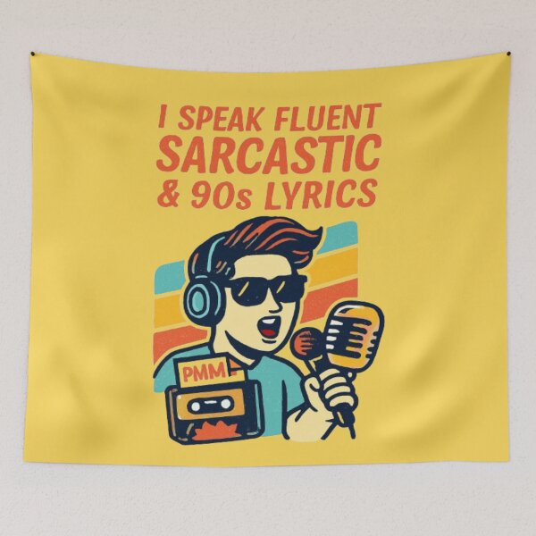 Item preview, Fluent sarcasm over cassette beats, neon VHS dreams designed and sold by Kony83.