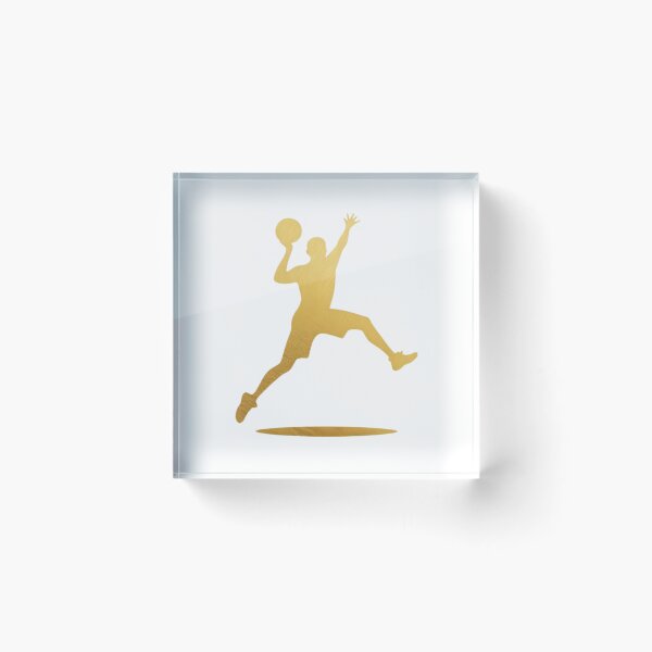Item preview, An animated basketball player displays impressive athleticism, hopping dynamically and skillfully designed and sold by Aariq.
