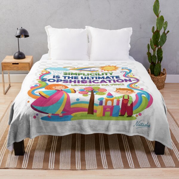 Item preview, Simplicity Is the Ultimate Sophistication — Leonardo da Vinci Quote designed and sold by GogoVibes.