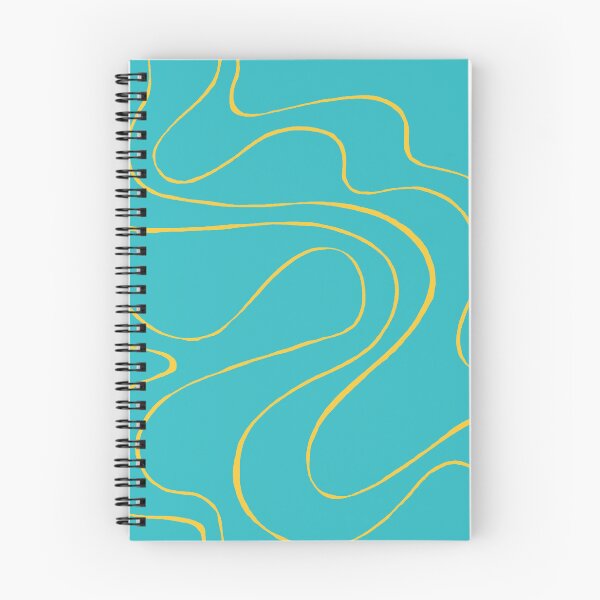 Item preview, Ebb and Flow 2 in Turquoise and Yellow designed and sold by LAEC-Shop.