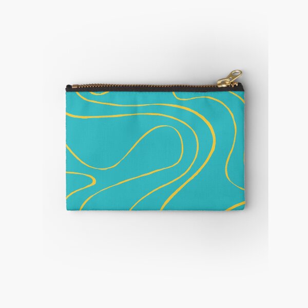 Item preview, Ebb and Flow 2 in Turquoise and Yellow designed and sold by LAEC-Shop.