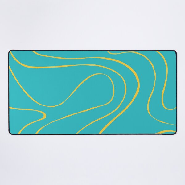 Item preview, Ebb and Flow 2 in Turquoise and Yellow designed and sold by LAEC-Shop.