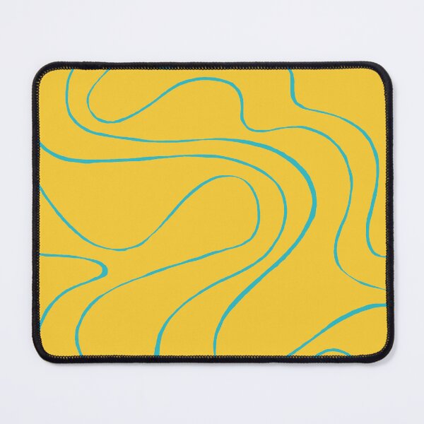 Item preview, Ebb and Flow 2 in Turquoise and Yellow designed and sold by LAEC-Shop.