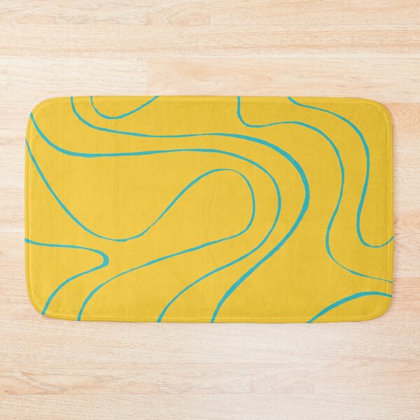 Item preview, Ebb and Flow 2 in Turquoise and Yellow designed and sold by LAEC-Shop.