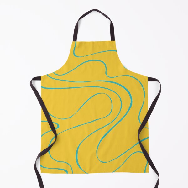 Item preview, Ebb and Flow 2 in Turquoise and Yellow designed and sold by LAEC-Shop.