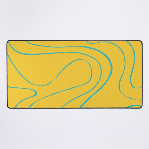 Item preview, Ebb and Flow 2 in Turquoise and Yellow designed and sold by LAEC-Shop.