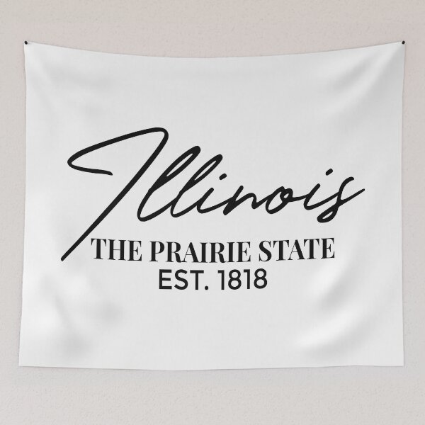 Item preview, Illinois College Shirt for Students and Women, Illinois University Sweatshirt for College Sports Fans, Illinois Souvenir Sticker for Travelers, Illinois State Tote Bag for College Girls and Grads designed and sold by Noe Mill.
