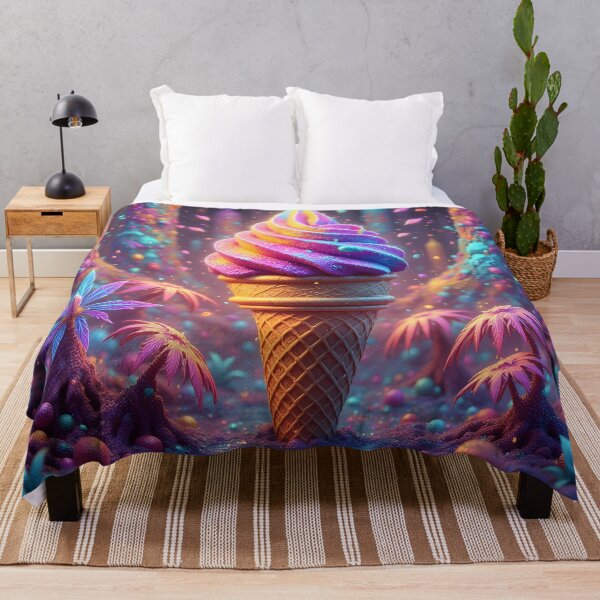 Item preview, Neon Ice Cream Dreamscape designed and sold by Mama's Storeroom.