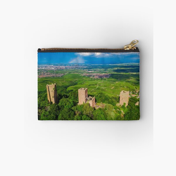 Item preview, Beautiful rainbow with rainy clouds, colorful summer view, Alsace, France designed and sold by Alexander Sorokopud.