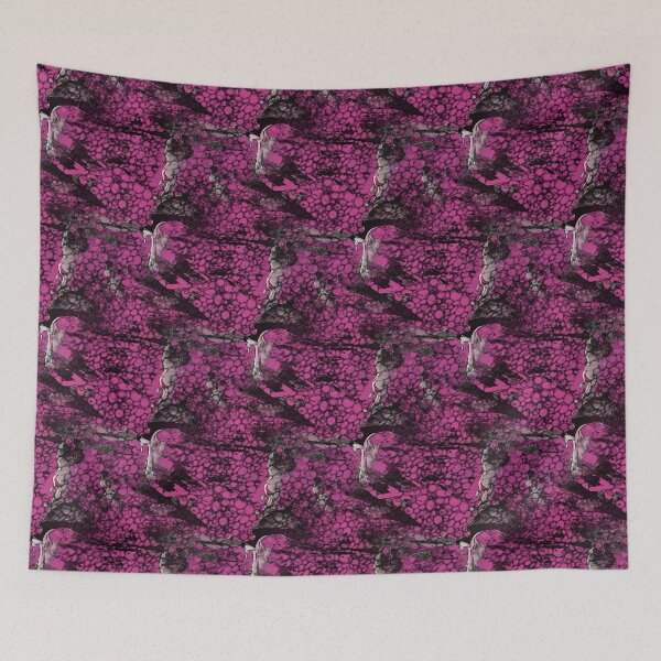 Item preview, Cellular Birds Textured Abstract in Pink designed and sold by Artistestella.