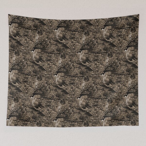 Item preview, Cellular Birds Textured Abstract in Brown designed and sold by Artistestella.