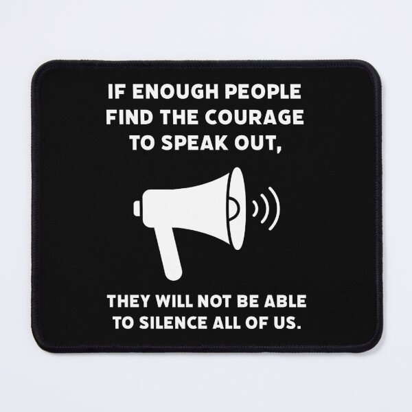 Item preview, They will not be able to silence us. designed and sold by Rachel the Artist .