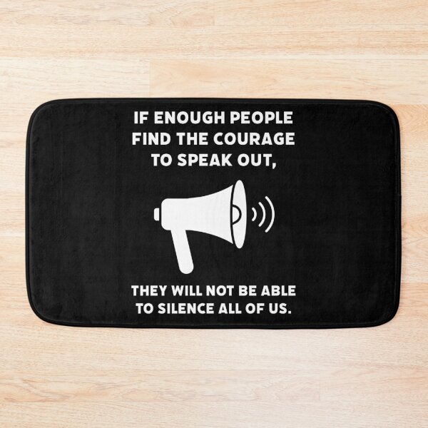Item preview, They will not be able to silence us.  designed and sold by Rachel the Artist .