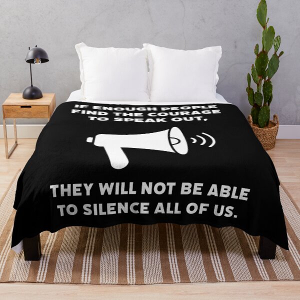 Item preview, They will not be able to silence us.  designed and sold by Rachel the Artist .