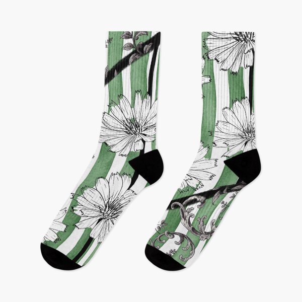 Item preview, Chicory Floral Heritage Hive Studio Design — Watercolor Green designed and sold by Heritage Hive Studio.