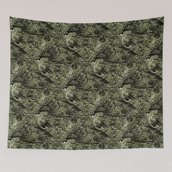 Item preview, Cellular Birds Textured Abstract in Green designed and sold by Artistestella.