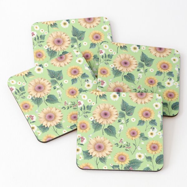 Item preview, Vintage style  sunflowers designed and sold by Nice-patterns.