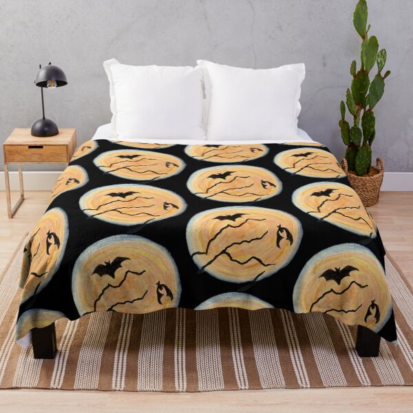 Item preview, Bats Flying Over Full Moon designed and sold by StarDustMinis.