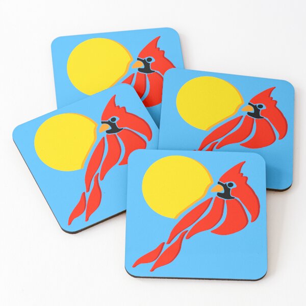 Item preview, Cardinal in the sun designed and sold by Coin Road Studio.