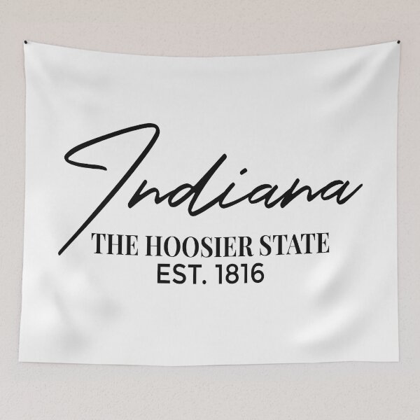 Item preview, Indiana College Sports Shirt for Students and Travelers, Indiana Football Game Day Sweatshirt for Sports Fans, Indiana University-Inspired Tote Bag for College Girls, Indiana Souvenir Sticker designed and sold by Noe Mill.