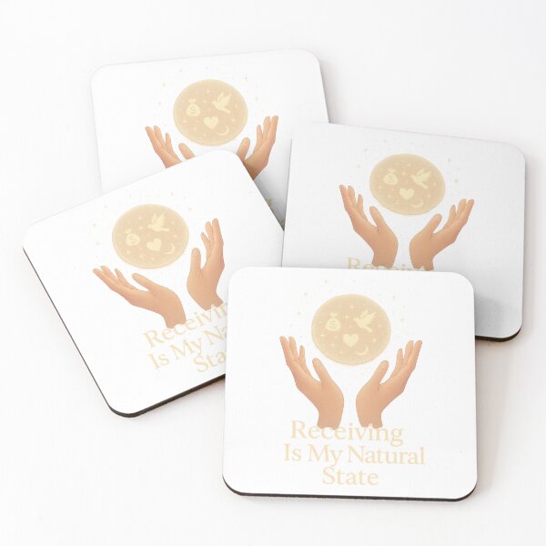 Item preview, Receiving Is My Natural State | Manifestation Abundance Spiritual Sticker & Printable Wall Art | Law of Attraction Design designed and sold by HerDreamCodes.