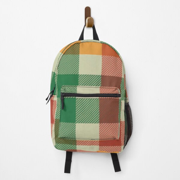 Item preview, Green, Red & Orange Plaid Pattern – Classic Tartan Design with Horizontal and Vertical Lines designed and sold by Cultradesign.