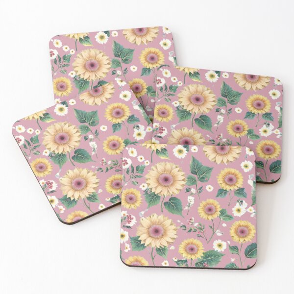 Item preview, Vintage style  sunflowers designed and sold by Nice-patterns.