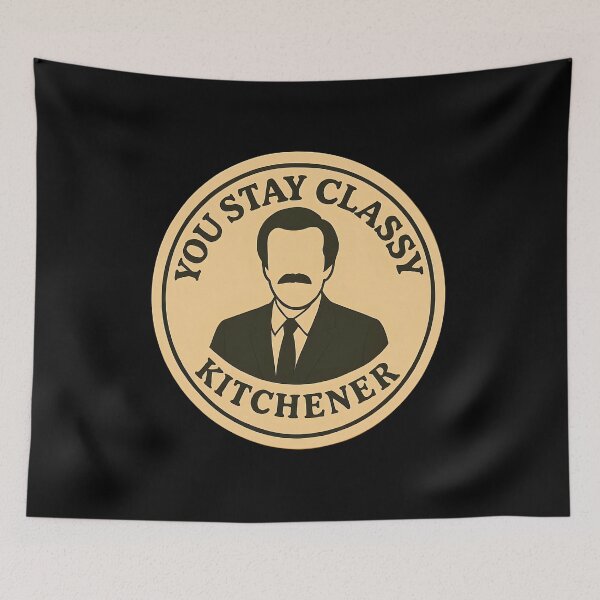 Item preview, Anchorman Inspired Retro Canada Print: Kitchener designed and sold by PinUpPizzazz.