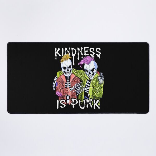 Item preview, Kindness Is Punk – Punk Rock Skeletons Hugging designed and sold by Dmetalx Art Apparel.