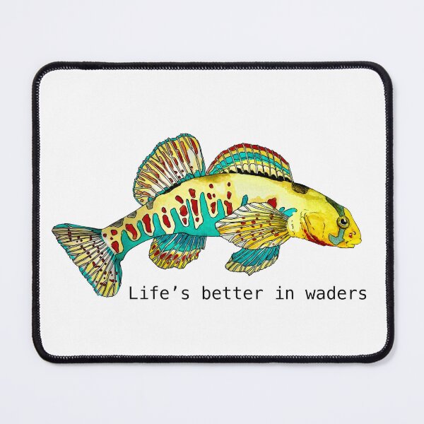 Item preview, Life's Better in Waders designed and sold by LittleClayFrog.