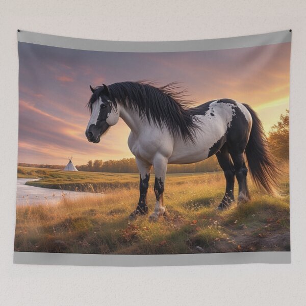 Item preview, Wild Indian Pony: Autumn Spirit Glow designed and sold by David R Sawin The Architects Of Eden.