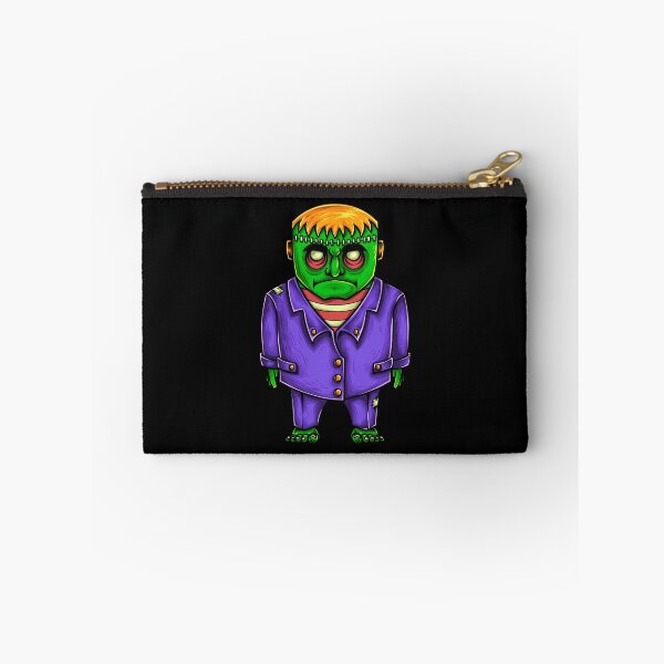 Item preview, Green Zombie Frankenstein cartoon on Halloween  designed and sold by Joncasmiart.