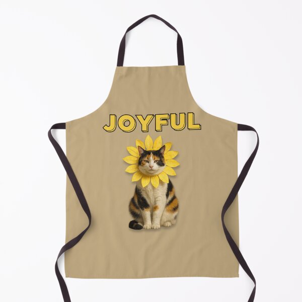 Item preview, JOYFUL – The Deadpan Calico Cat designed and sold by catastrocat.