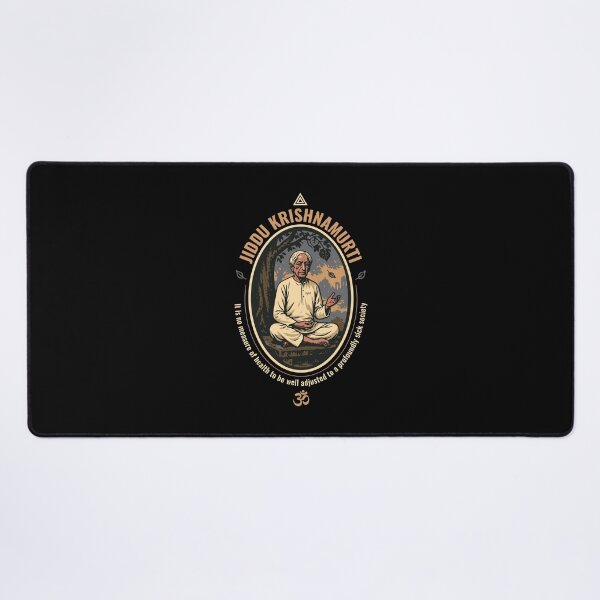 Item preview, Jiddu Krishnamurti Meditative Portrait designed and sold by Boogosh.