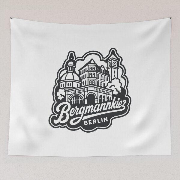 Item preview, Bergmannkiez Berlin Architecture Vintage designed and sold by Boogosh.