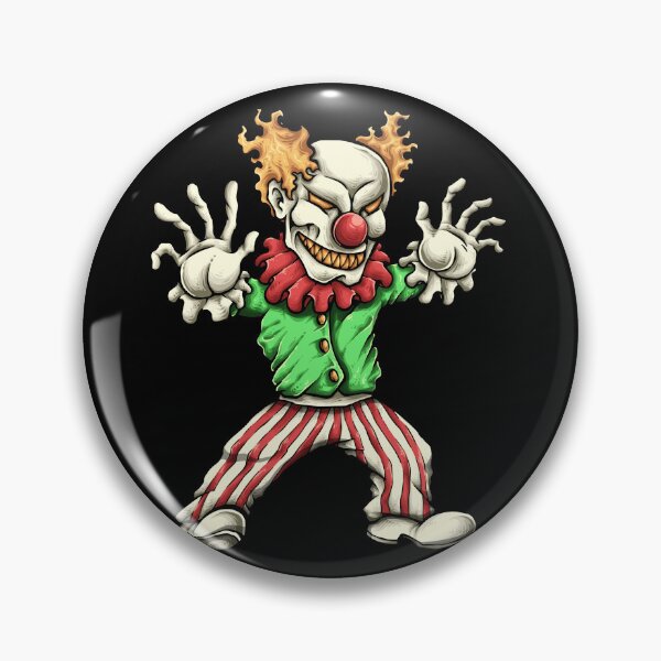 Item preview, Evil cartoon clown on Halloween designed and sold by Joncasmiart.
