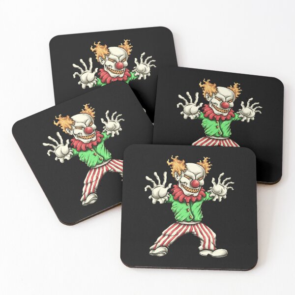 Item preview, Evil cartoon clown on Halloween designed and sold by Joncasmiart.