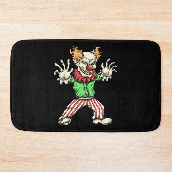 Item preview, Evil cartoon clown on Halloween designed and sold by Joncasmiart.