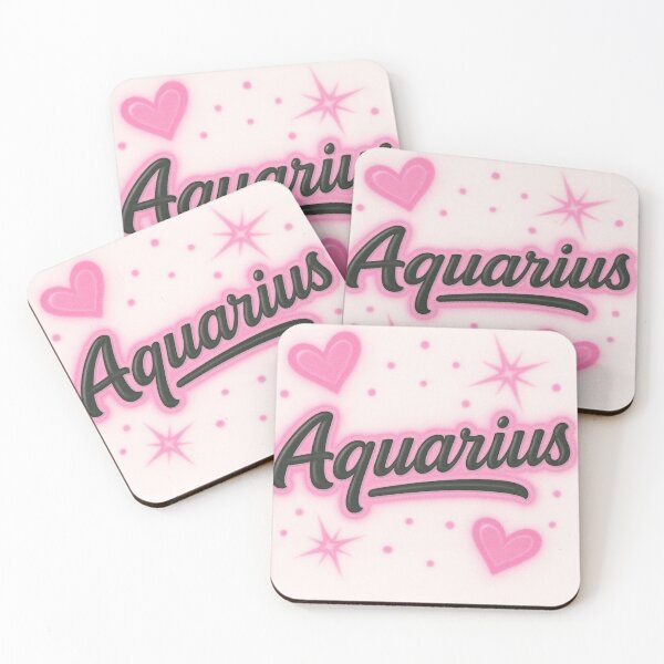 Item preview, Aquarius Zodiac Star Sign Illustration, Astrology Gift, Sticker, Poster designed and sold by Aisha Creates.