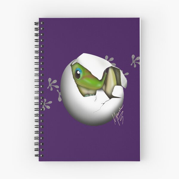 Item preview, Baby gecko hatching from egg designed and sold by ArtbyMparrish .