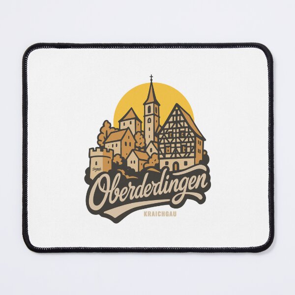 Item preview, Oberderdingen Kraichgau Village Skyline designed and sold by Boogosh.