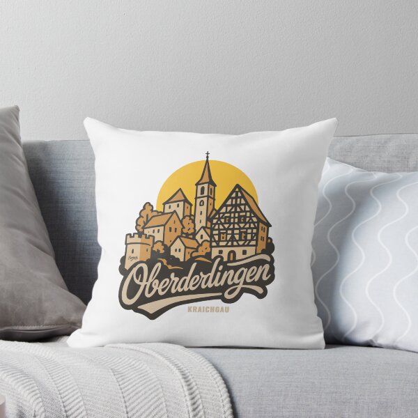 Item preview, Oberderdingen Kraichgau Village Skyline designed and sold by Boogosh.