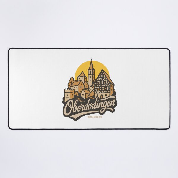 Item preview, Oberderdingen Kraichgau Village Skyline designed and sold by Boogosh.