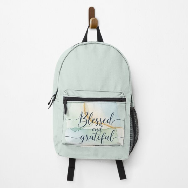 Item preview, Blessed and Grateful Positive Inspirational Christian Faith Design designed and sold by Gahyl7.