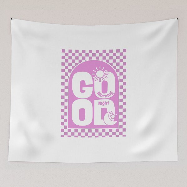Item preview, Good Morning Good Night in Pink designed and sold by Dondonmart.