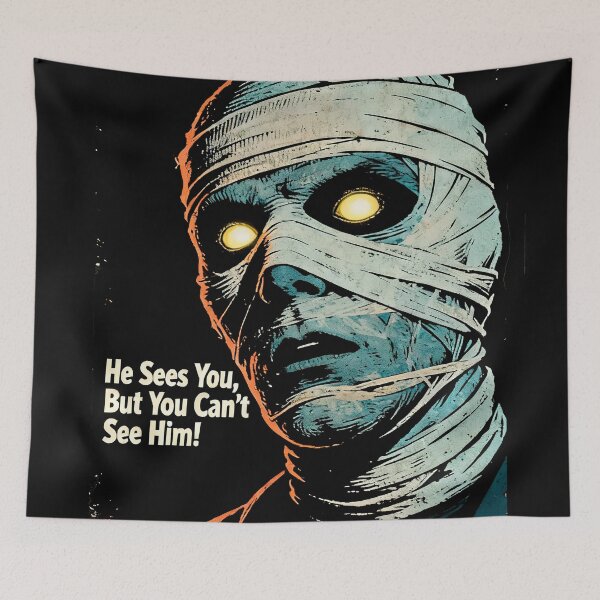 Item preview, The invisible terror vertical poster designed and sold by OniricaDesign.