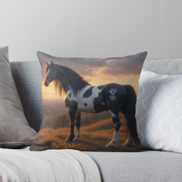 Item preview, Proud Indian Pony: Autumn Sunset Art designed and sold by Eden Underground Radio (Official Merch).