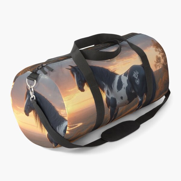 Artikelvorschau, Stolzes Indianerpony: Herbst-Sonnenuntergang-Kunst entworfen und verkauft von Eden Underground Radio (Official Merch).