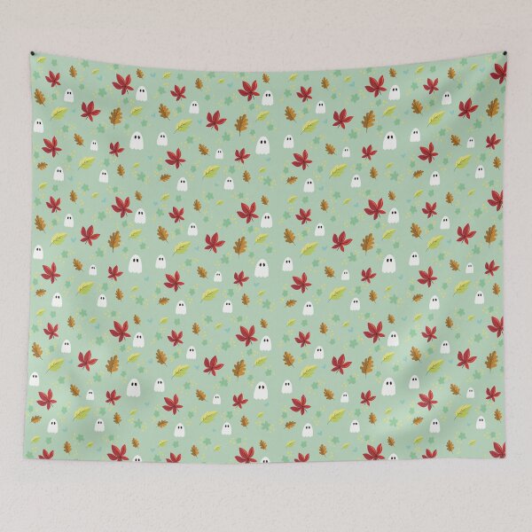 Item preview, Autumn Leaves, Stars, and Ghosts designed and sold by ArtsieArtist.